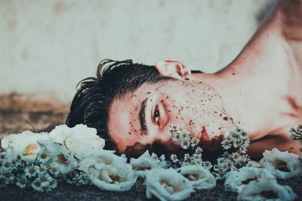 man love people flowers
